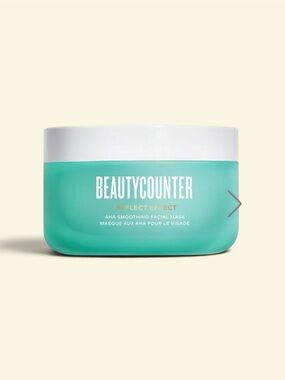 beautycounter Teal AHA Smoothing Facial Mask